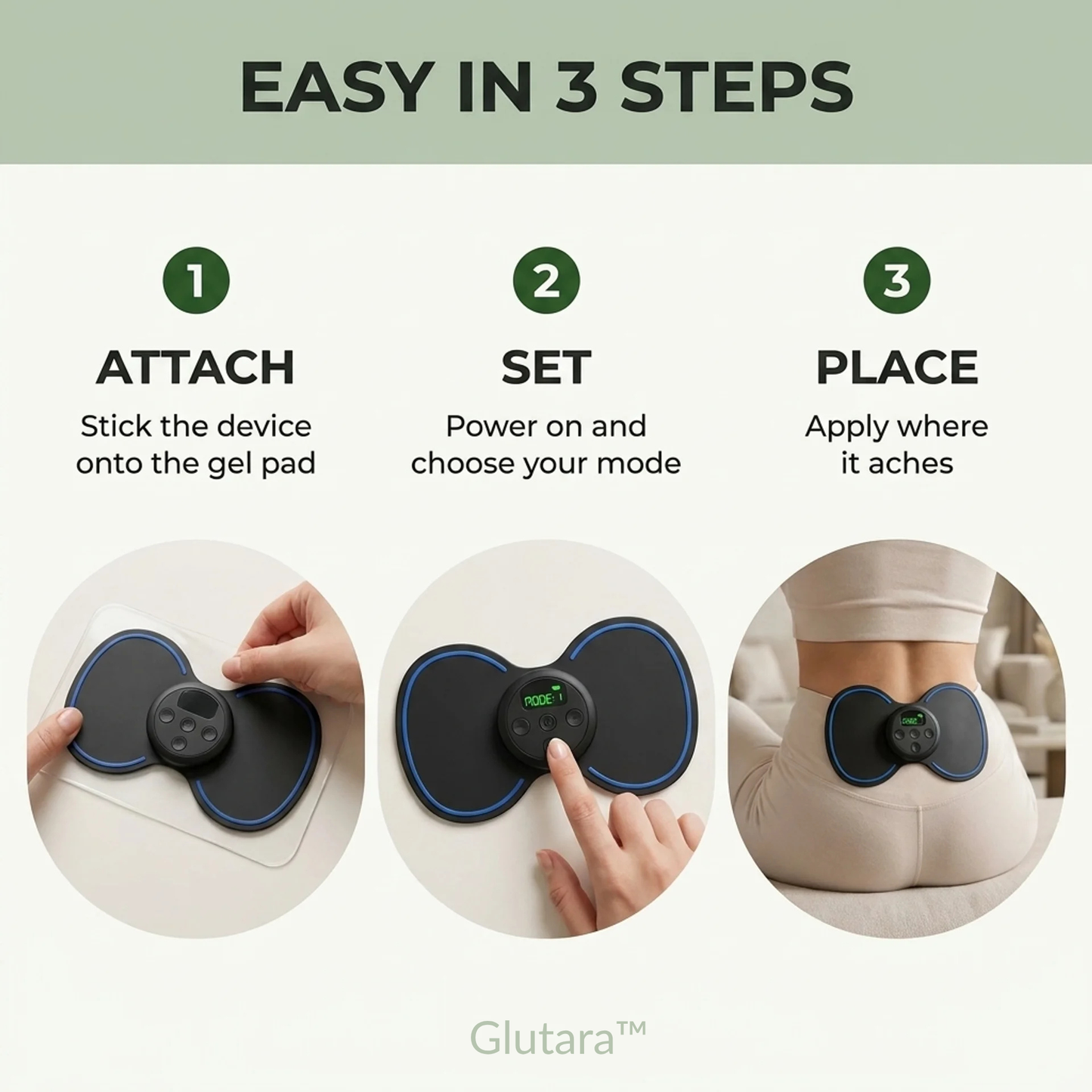 Glutara™ Portable Relief Pad