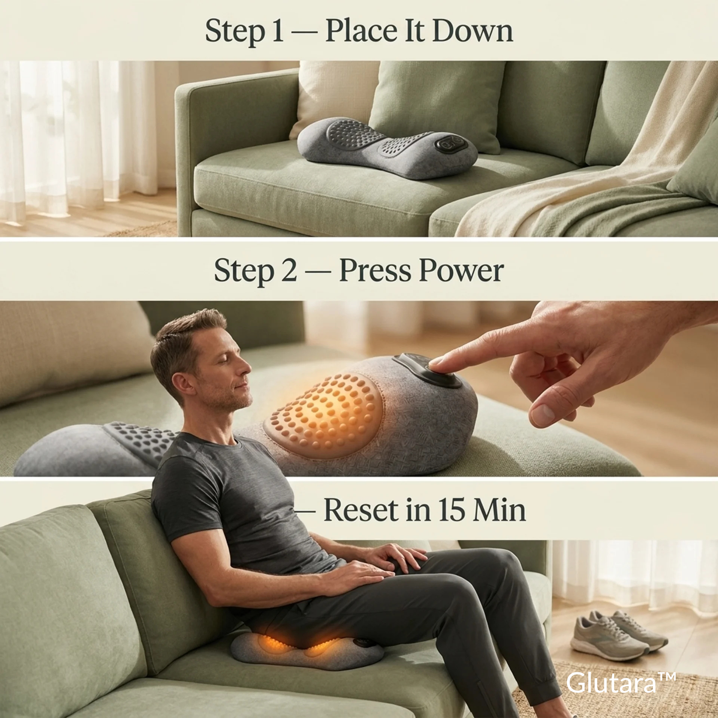 Glutara™ Deep Muscle Reset (Vind)